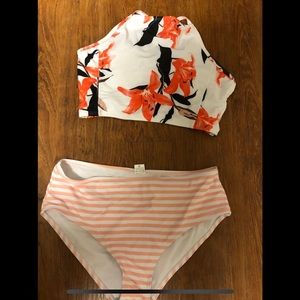 High waisted/high necked bikini